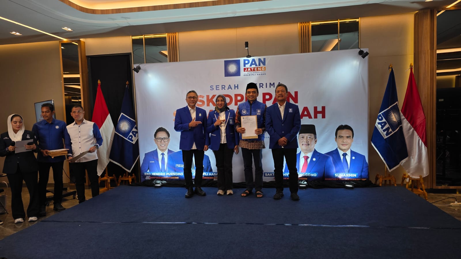 DI BAWAH KEPEMIMPINAN DR. MOHAMMAD NASIH, M.SI.  DPD PAN KOTA SEMARANG LANGSUNG TANCAP GAS